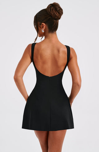 Alana Mini Dress - Black - Napalia