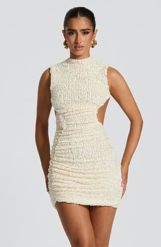 Aphrodite Mini Dress - Ivory - Napalia