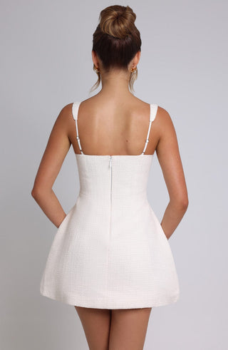 Bessie Mini Dress - Ivory - Napalia
