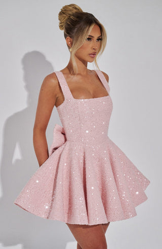 Dorothy Mini Dress - Blush - Napalia