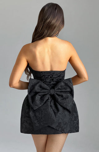Elenora Mini Dress - Black - Napalia