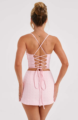 Erika Mini Skirt - Blush - Napalia