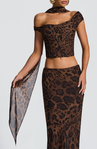 Freda Scarf - Leopard Print - Napalia