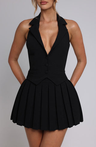 Gretchen Mini Skirt - Black - Napalia