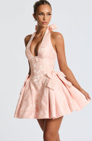 Jocelyn Mini Dress - Soft Peach - Napalia