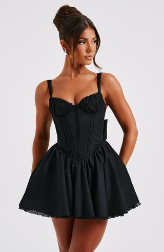 Josie Mini Dress - Black - Napalia