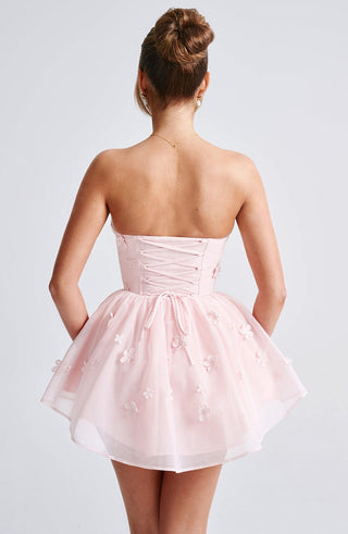 Justina Playsuit - Blush - Napalia