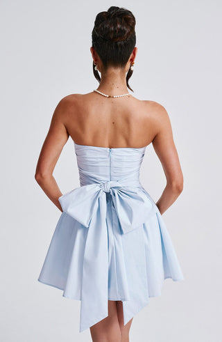 Katrina Mini Dress - Blue - Napalia