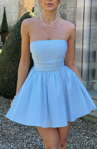 Katrina Mini Dress - Blue - Napalia