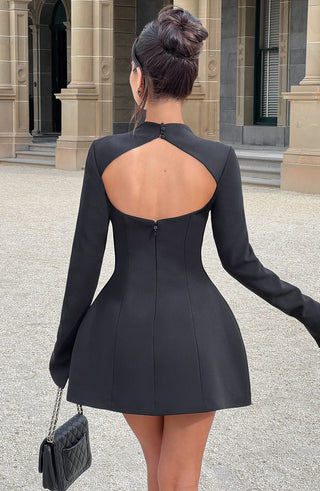 Kelly Mini Dress - Black - Napalia