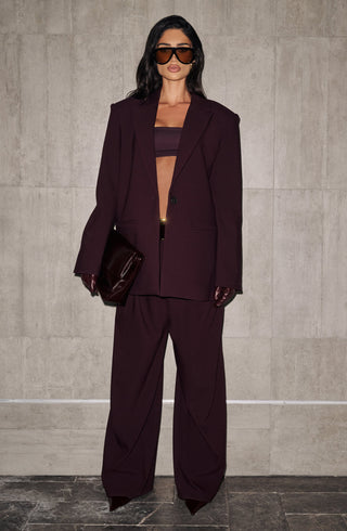 Kirsty Pants - Plum - Napalia