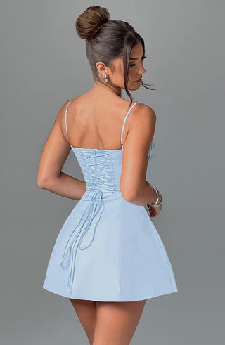 Lacey Mini Dress - Blue - Napalia