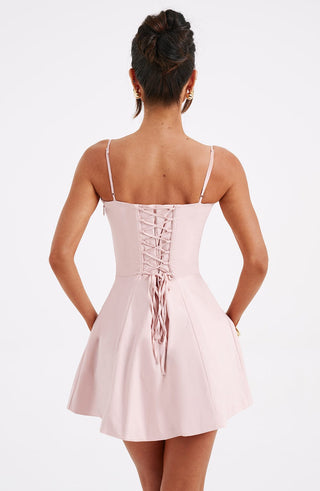 Lacey Mini Dress - Blush - Napalia
