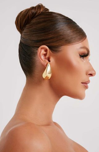 Large Fayth Earrings - Gold - Napalia