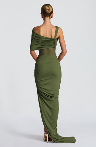 Lisette Bodysuit - Khaki - Napalia