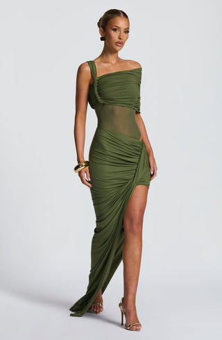 Lisette Bodysuit - Khaki - Napalia