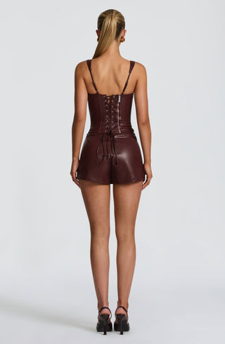 Liv Shorts - Burgundy - Napalia
