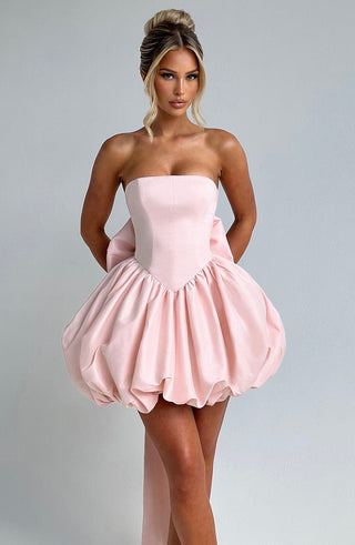 Lotus Mini Dress - Blush - Napalia
