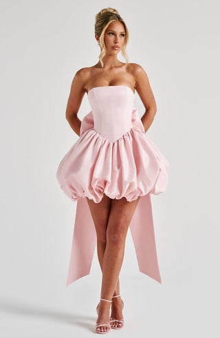Lotus Mini Dress - Blush - Napalia