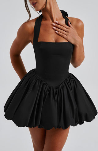 Maricia Mini Dress - Black - Napalia