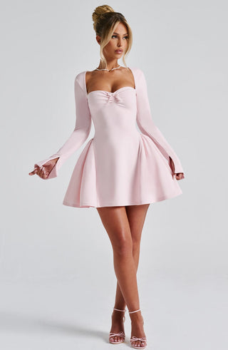 Megan Mini Dress - Blush - Napalia