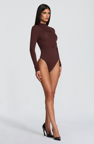 Pearson Bodysuit - Plum Brown - Napalia