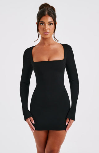 Priya Mini Dress - Black - Napalia