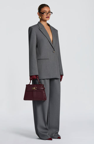 Reece Blazer - Grey Marl - Napalia