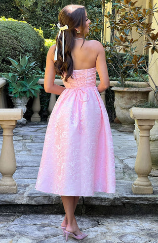 Saoirse Midi Dress - Blush - Napalia