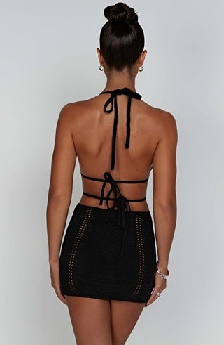 Selena Mini Dress - Black - Napalia