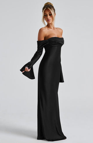 Selene Maxi Dress - Black - Napalia