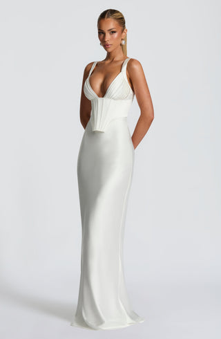 Shae Maxi Dress - Ivory - Napalia