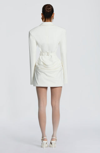 Susie Mini Dress - Ivory - Napalia