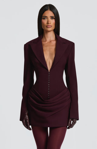 Susie Mini Dress - Plum - Napalia