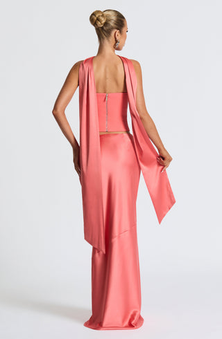 Sybil Scarf - Coral Pink - Napalia