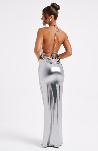 Talisa Maxi Dress - Gunmetal - Napalia