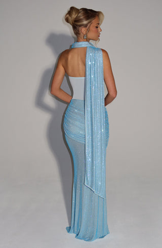 Tavia Scarf - Aqua - Napalia