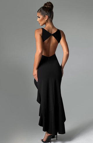 Theadora Maxi Dress - Black - Napalia