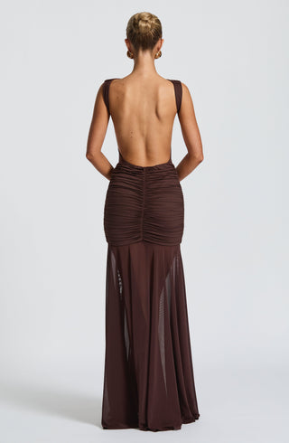 Tori Bodysuit - Plum Brown - Napalia