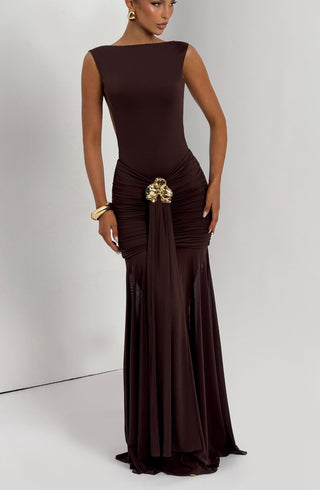 Tori Bodysuit - Plum Brown - Napalia