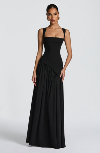 Tullulah Maxi Dress - Black - Napalia