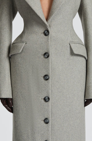 Ursula Coat - Light Grey - Napalia