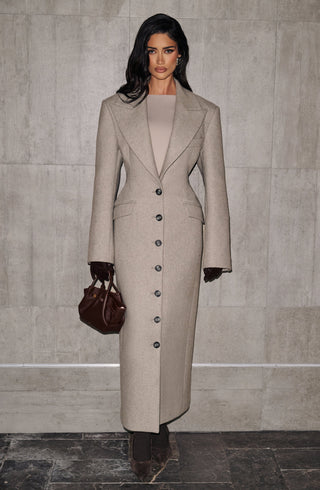Ursula Coat - Light Grey - Napalia