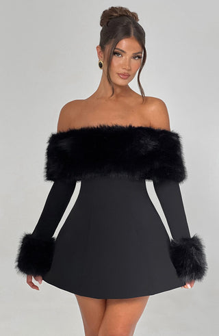 Villanelle Mini Dress - Black - Napalia
