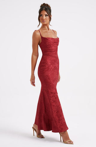 Whitney Maxi Dress - Red - Napalia