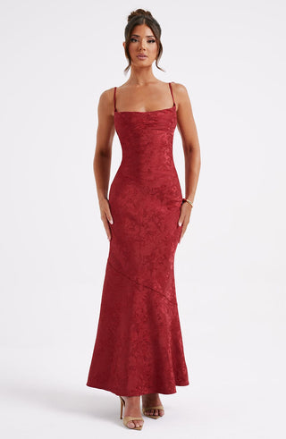 Whitney Maxi Dress - Red - Napalia